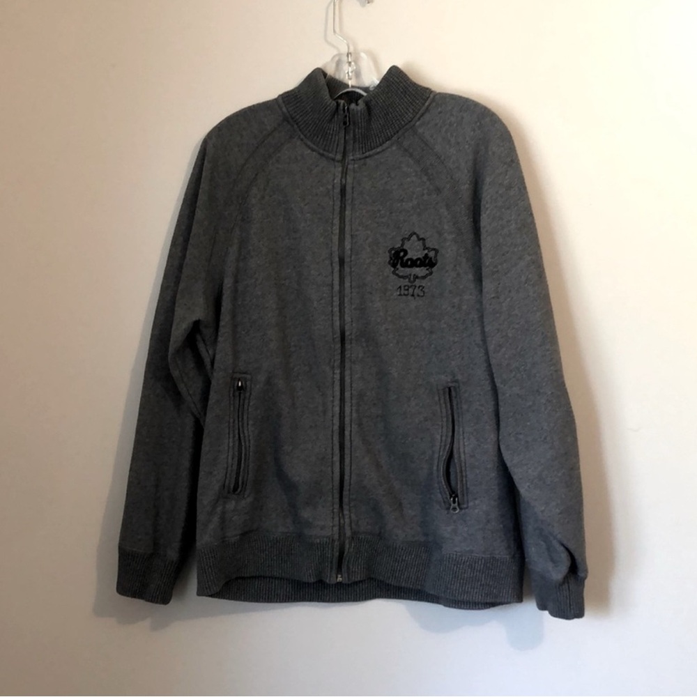 Roots Athletics Charcoal Knit Sweatshirt